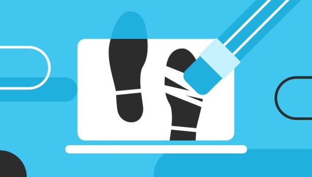 Binary code representing data privacy